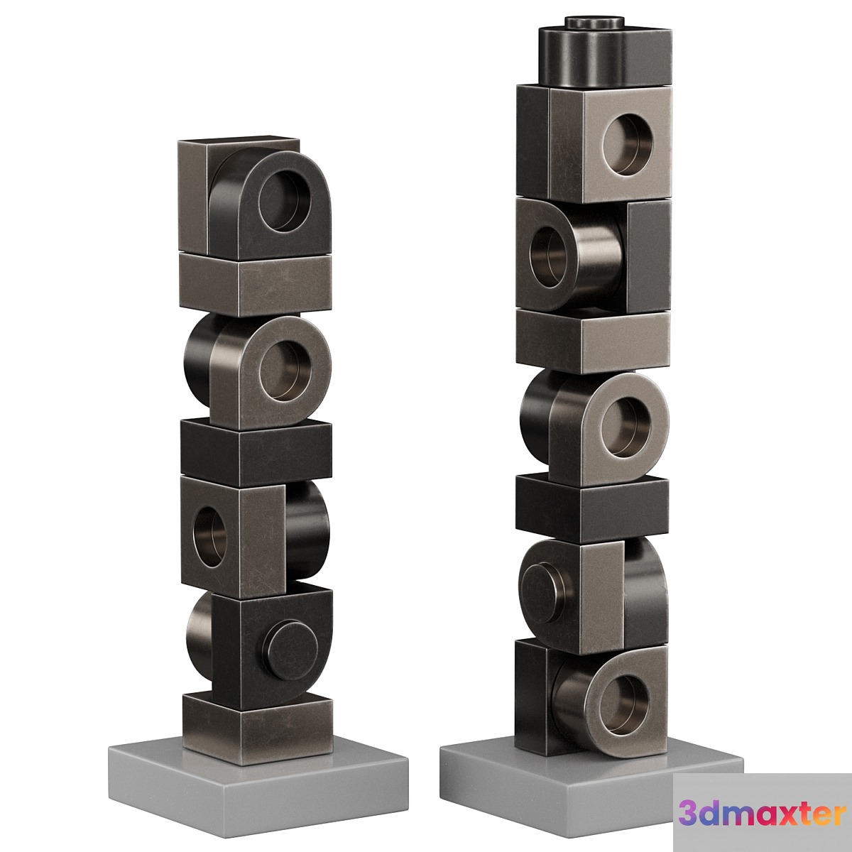 Abstract metal sculpture