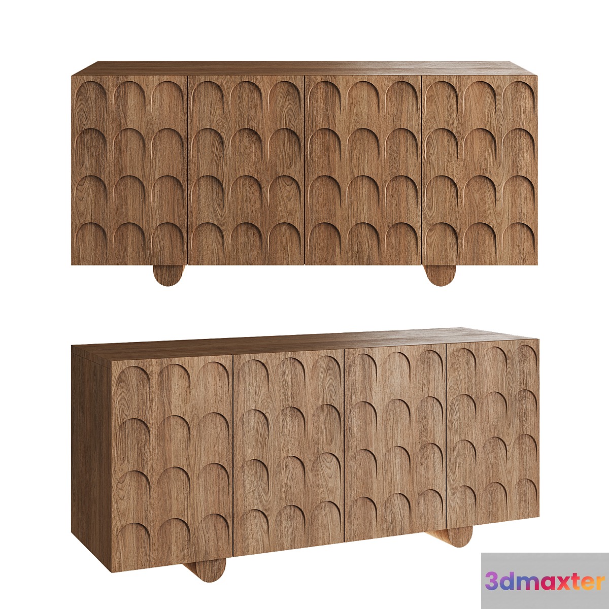 Winslow Credenza by Lock & Mortice 3D Max