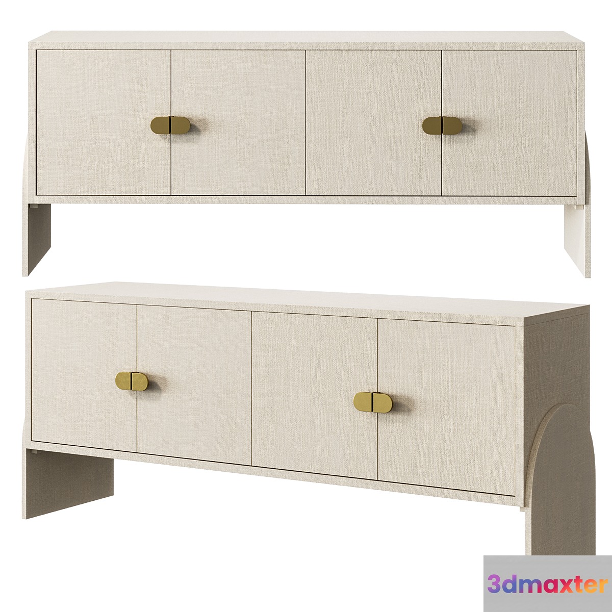 Crescio nightstand by Thelifestyledco