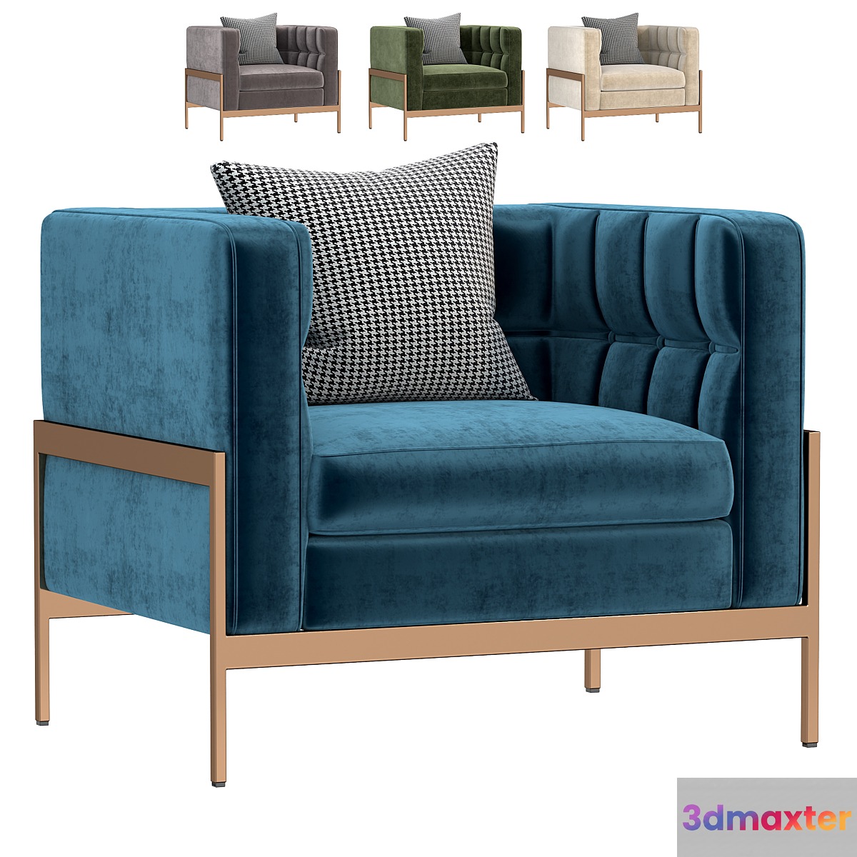 Armchair AUSTIN 3D Max