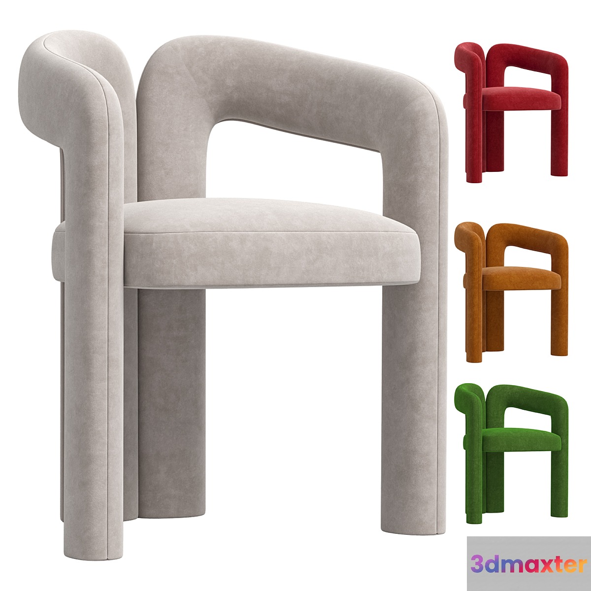 DUDET By Cassina - No.2 3D Max