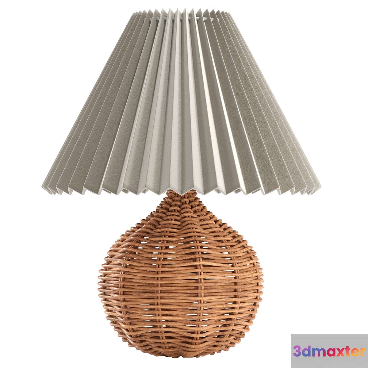 Pleated Lamp Shade 3D Max