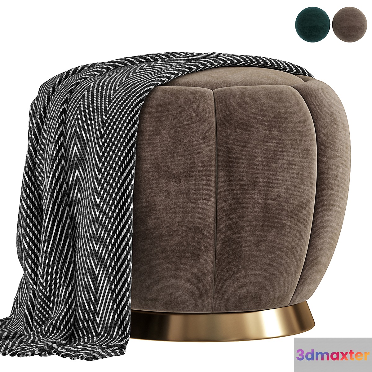 Florence Stool By Luxdeco Collection
