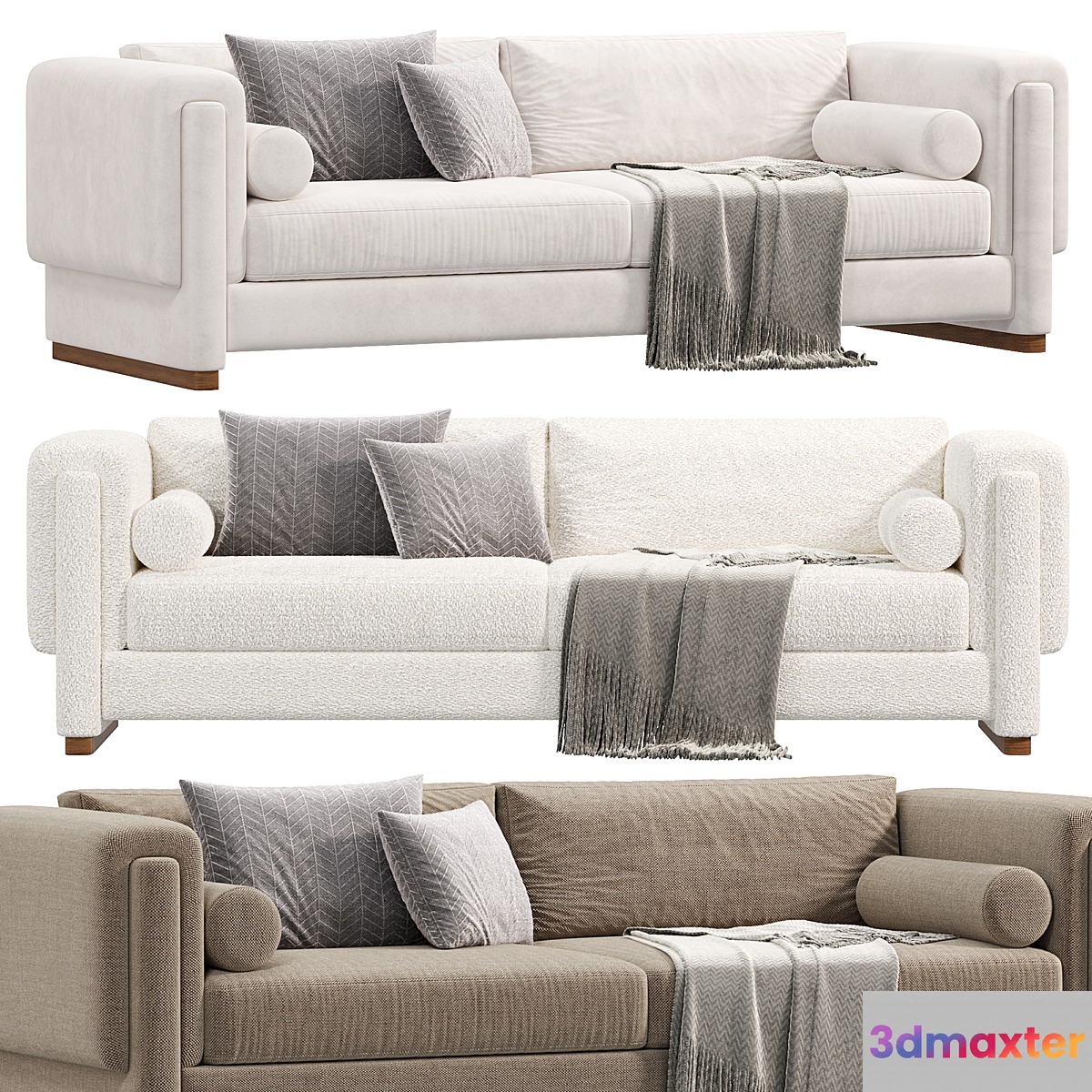 Howard Sofa by Egg Collective 3D Max