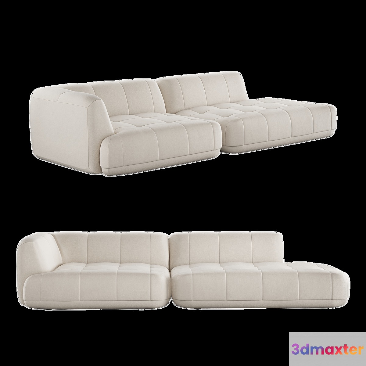 Sofa HAY QUILTON ONE-ARM