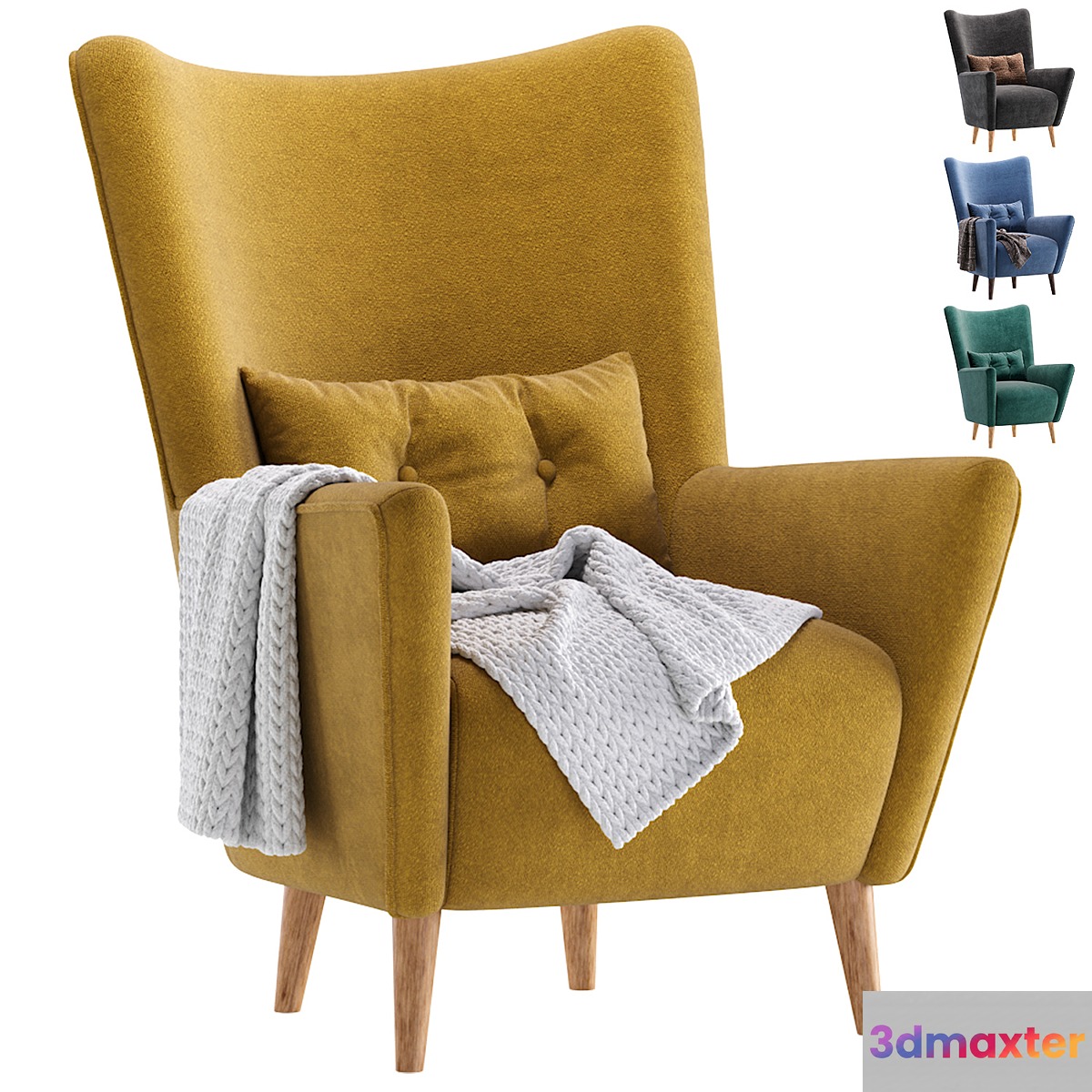 Armchair Nosta Yellow Divan.ru_Кресло Носта Диван.ру