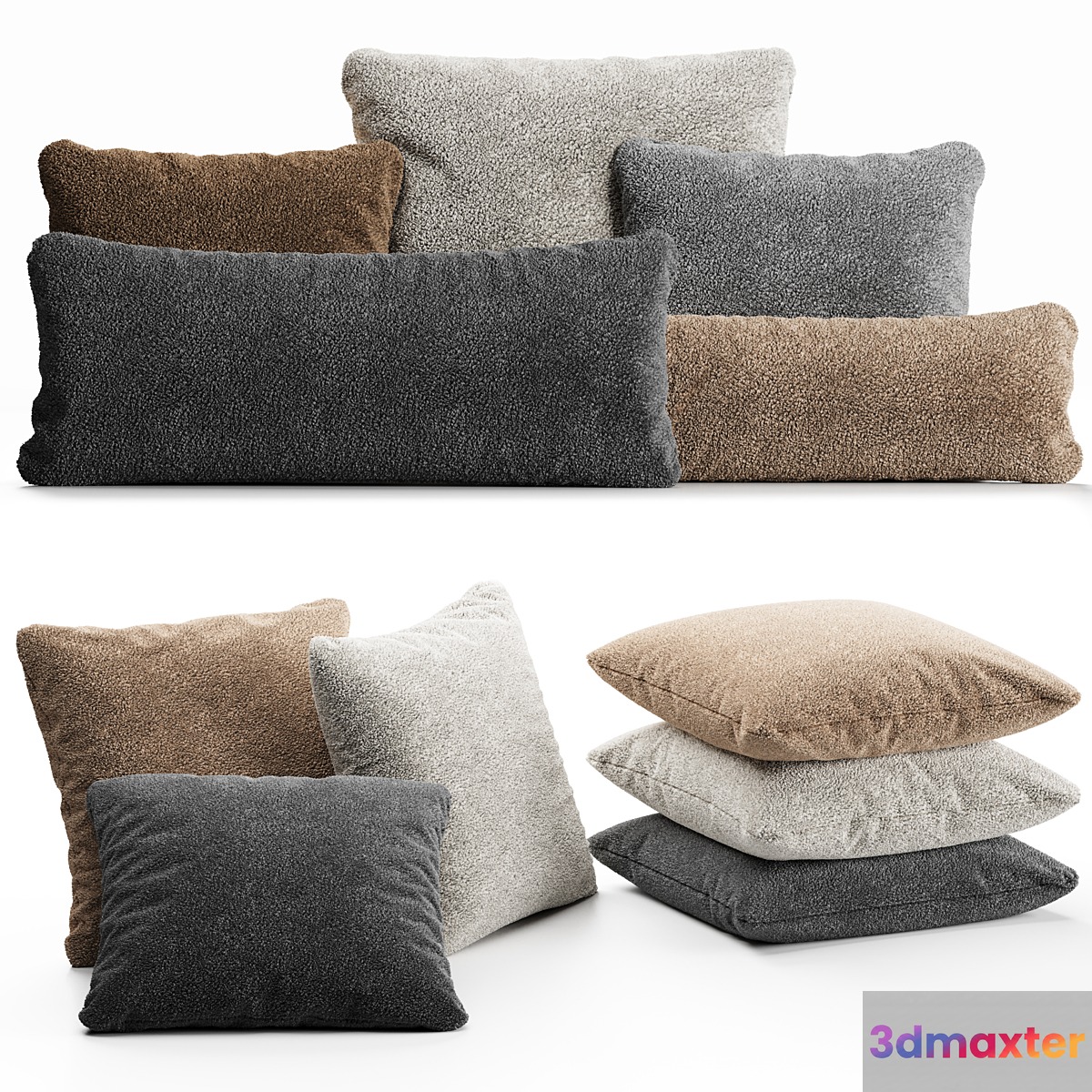 Boucle pillow set - No.2