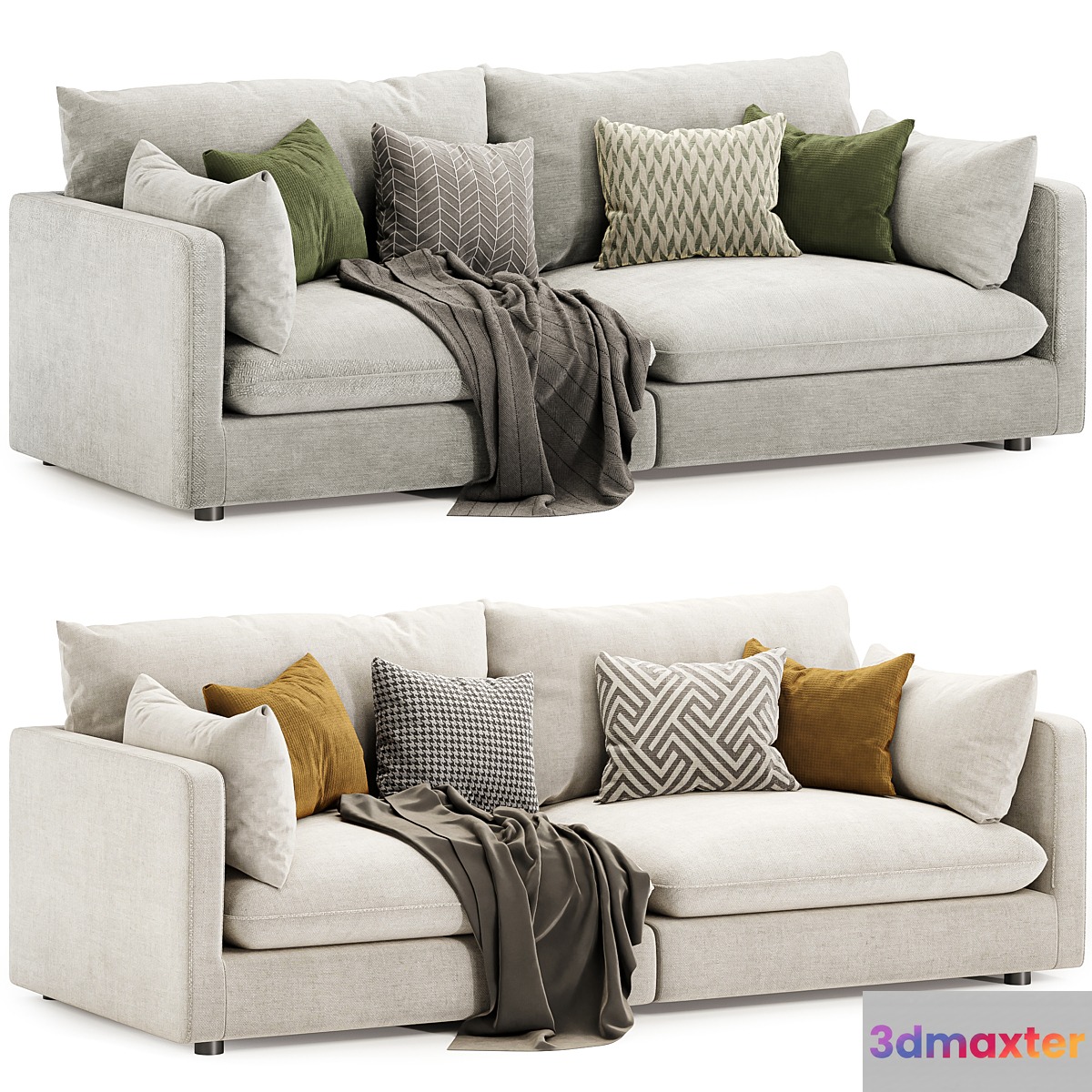 Unwind Sofa 3D Max