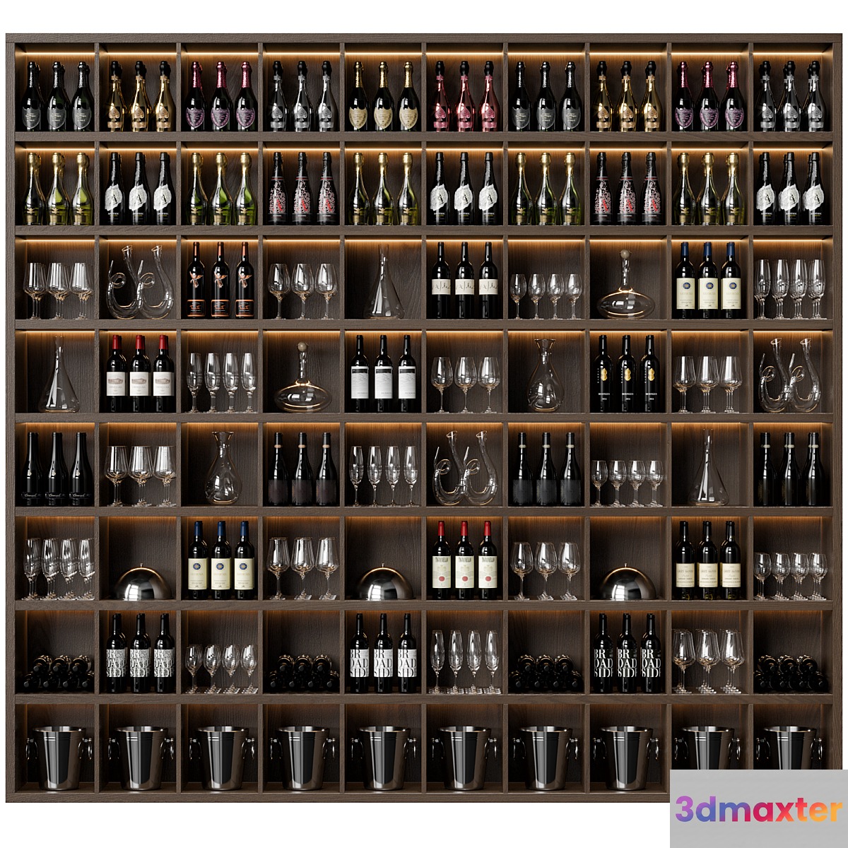 wine cellar 14 3D Max