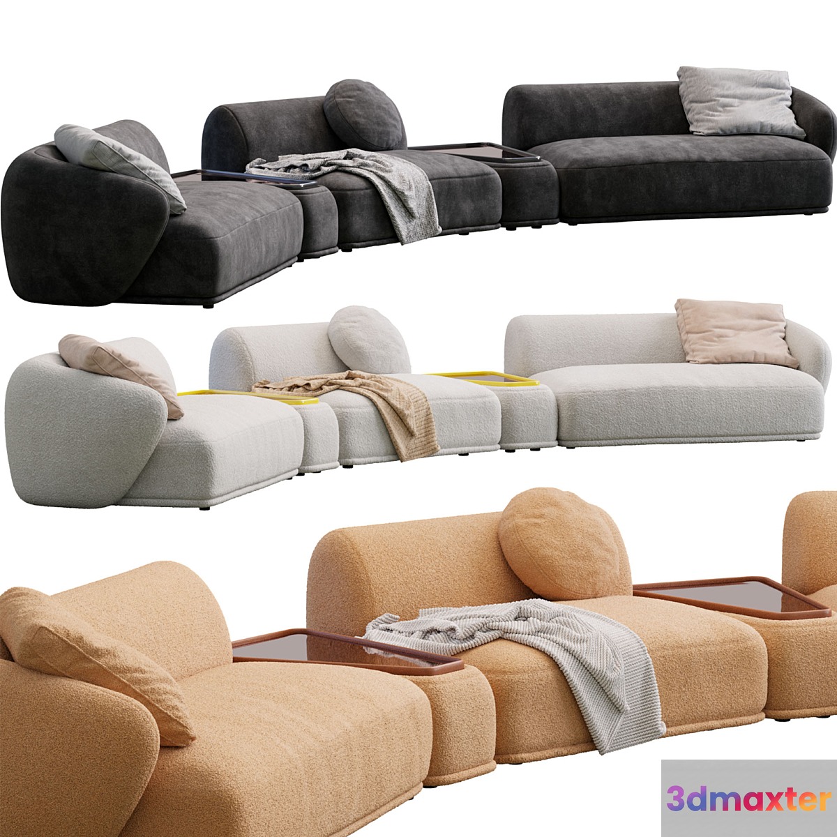 Sofa Rene By Meridiani 3D Max