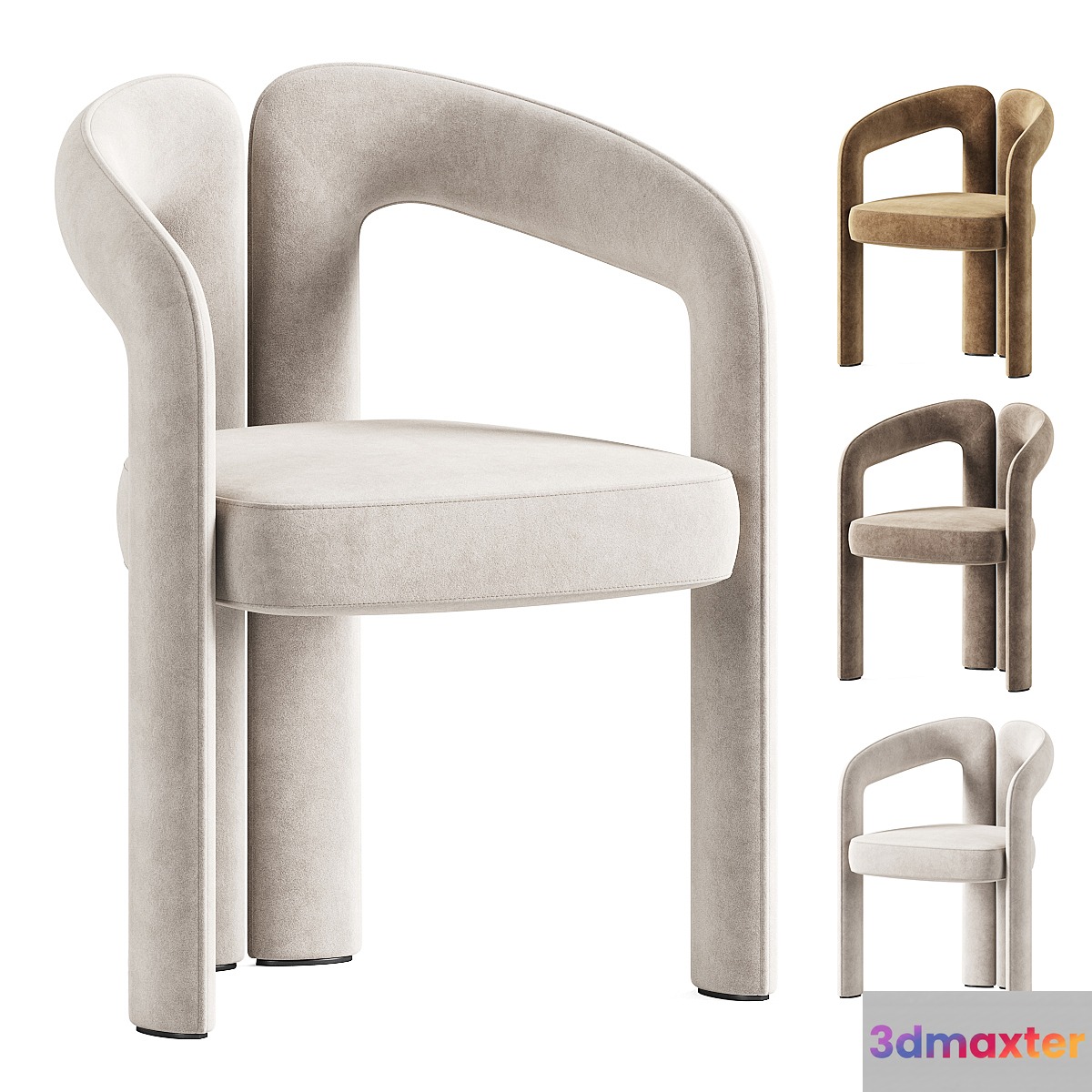Dudet Chair Cassina - No.2 3D Max