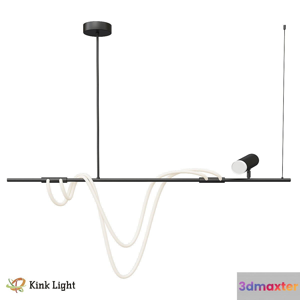 Pendant Kylie black 08039-120A19 OM 3D Max
