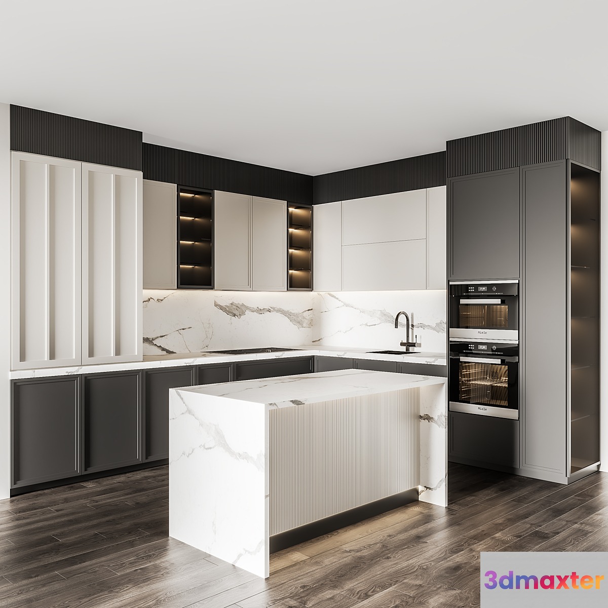 Kitchen019 3D Max