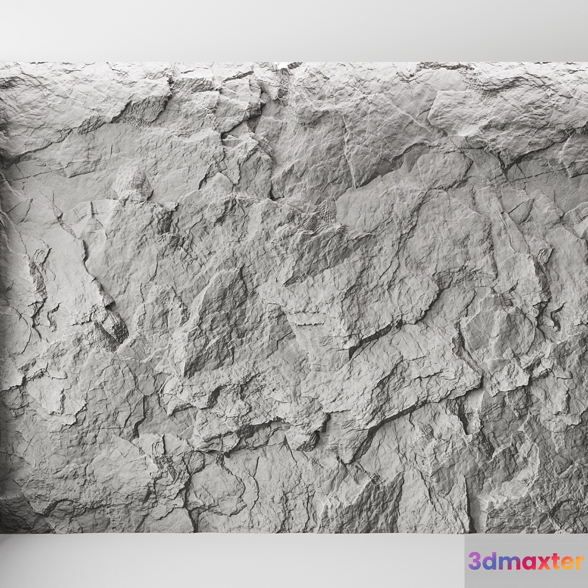 Rock cliff wall №65 3D Max