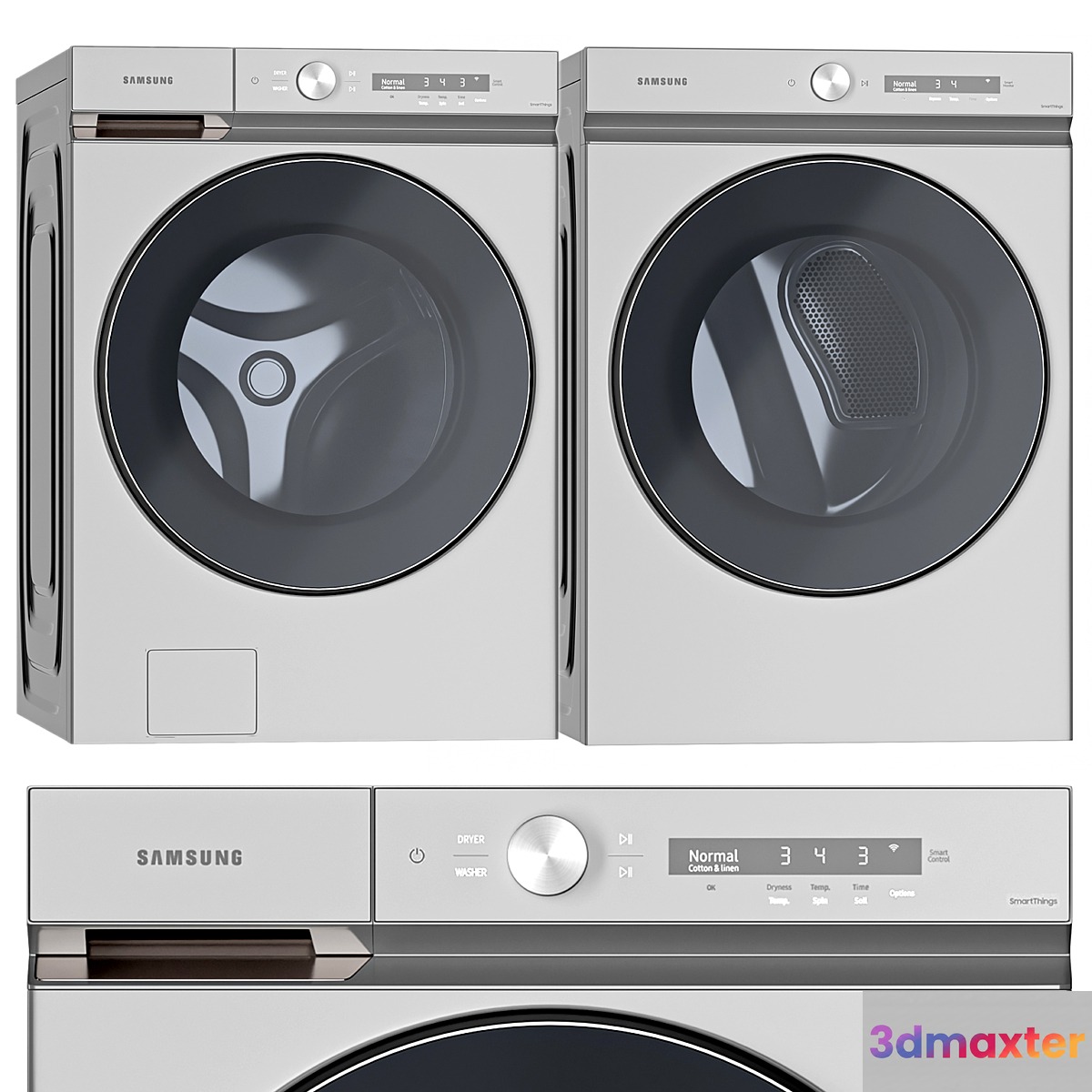 Samsung Washing Machines and Dryer- WF53BB8700ATUS - DVE53BB8700TA3