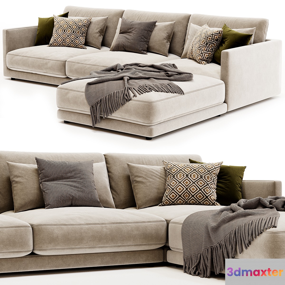 Poliform Bristol with Ottoman - No.4