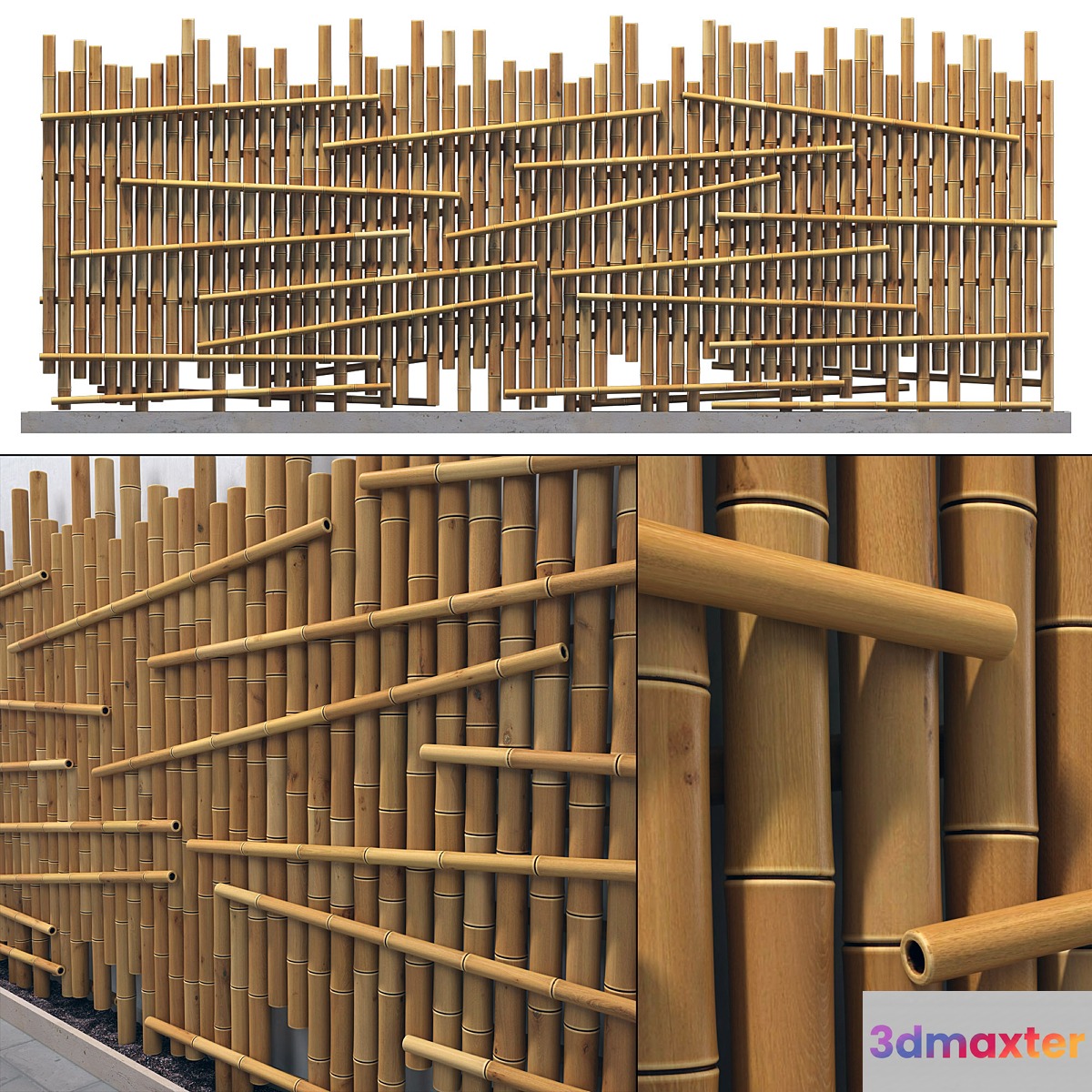 Bamboo decor n14 3D Max