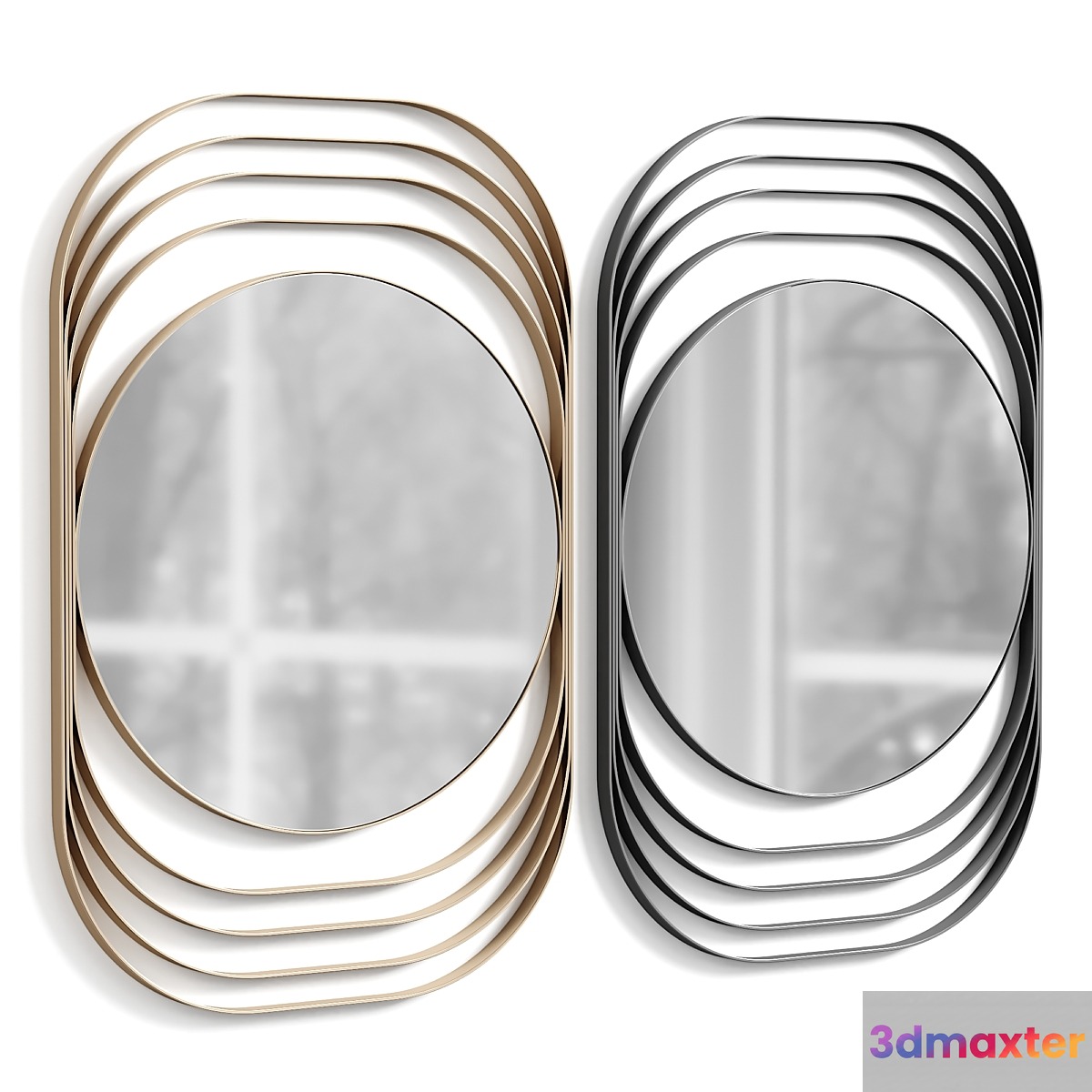 Arturo Mirror Champagne Silver