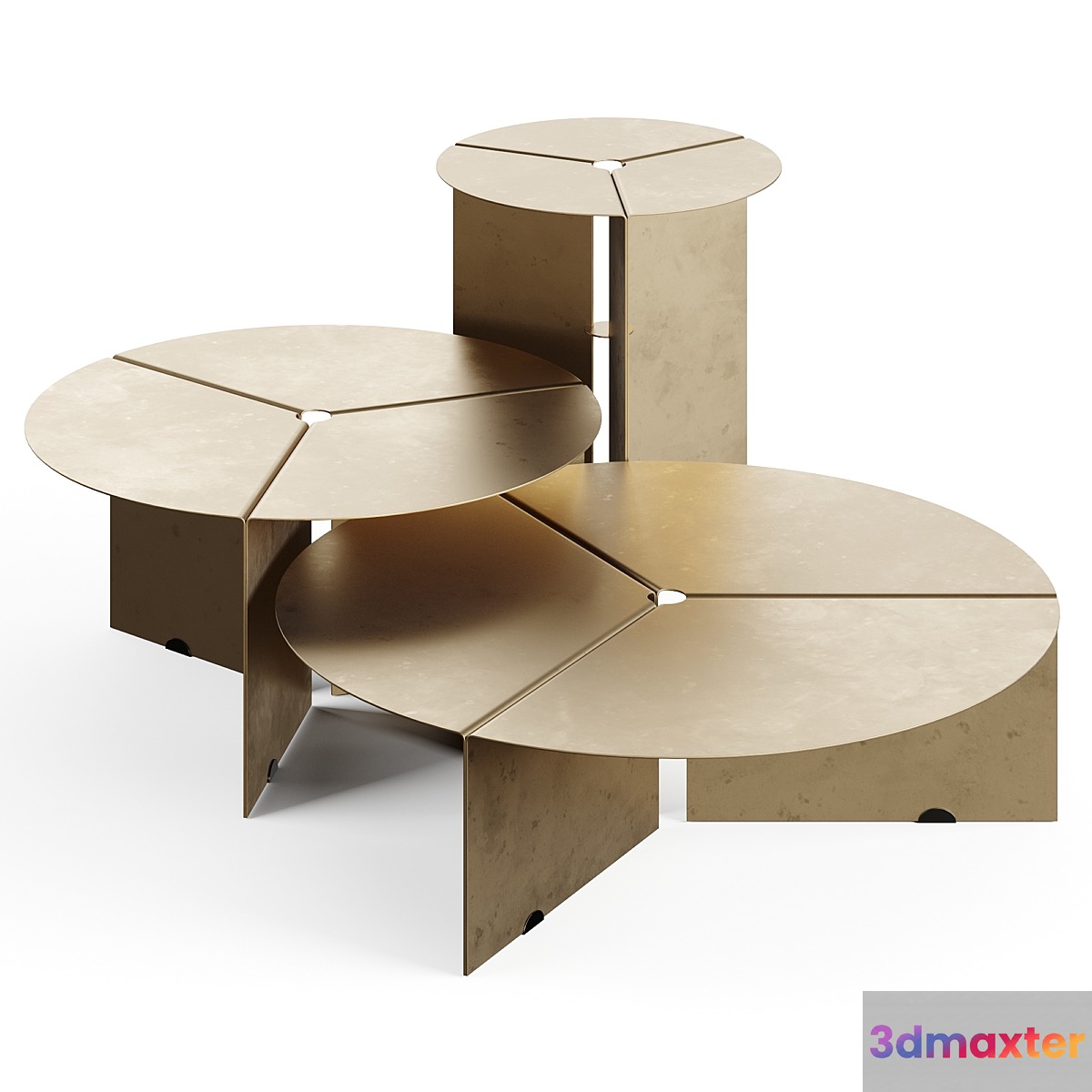 April Peace 2023 Metal Table 3D Max