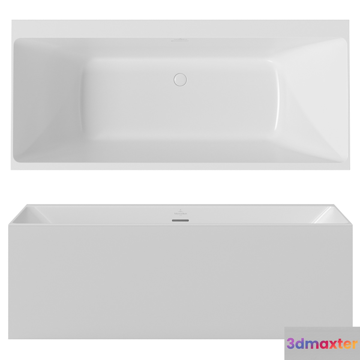 Bathtub Villeroy & Boch Subway 3.0 3D Max