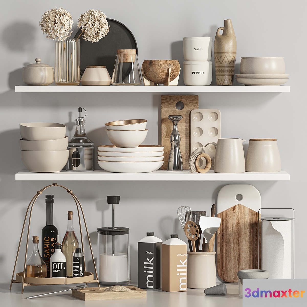 kitchen accessories048 3D Max