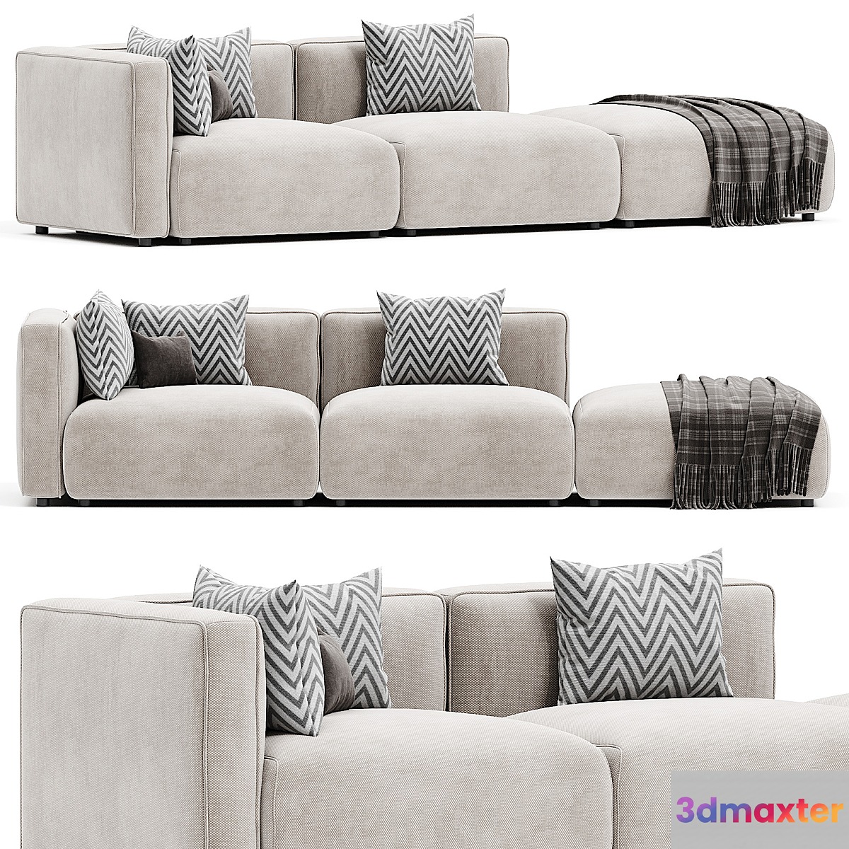 Arya Modular Sofa 3D Max