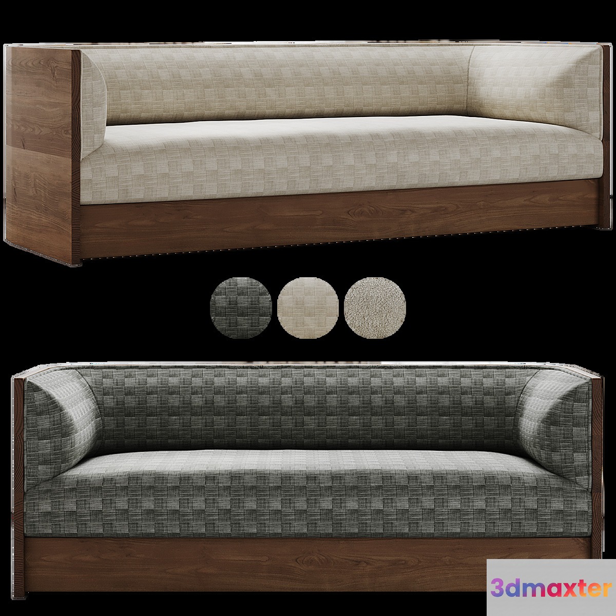 Barrel Lounge by Mr and Mrs White - No.2 3D Max