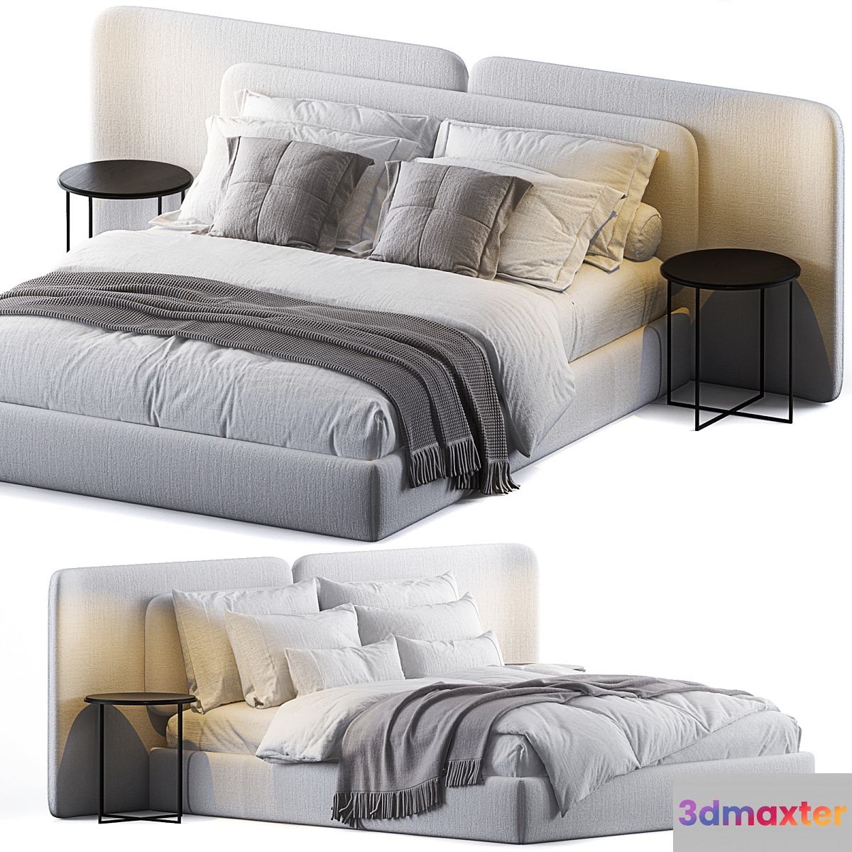 Angelo Bed 3D Max