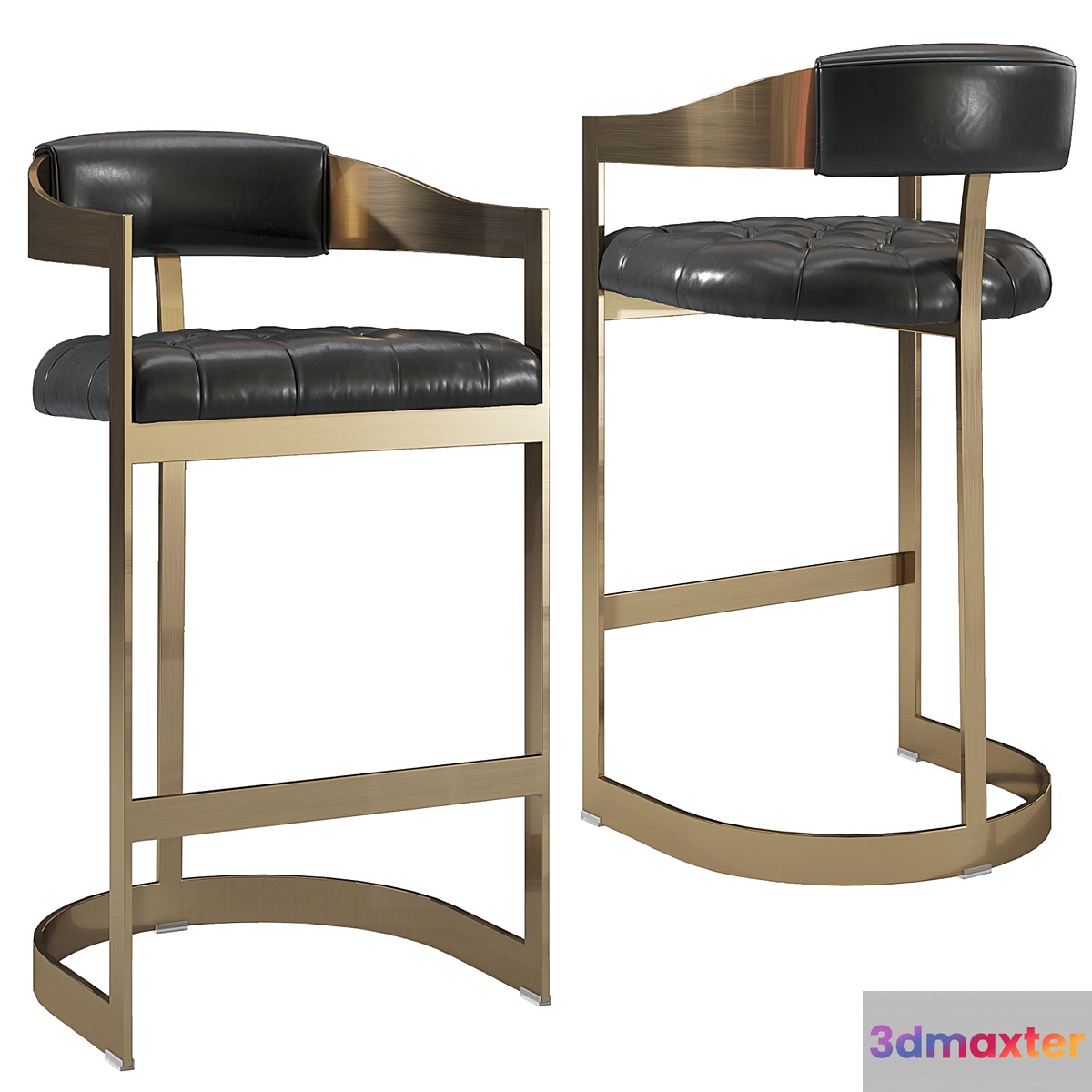Sunpan Beaumont Bar Stool 3D Max