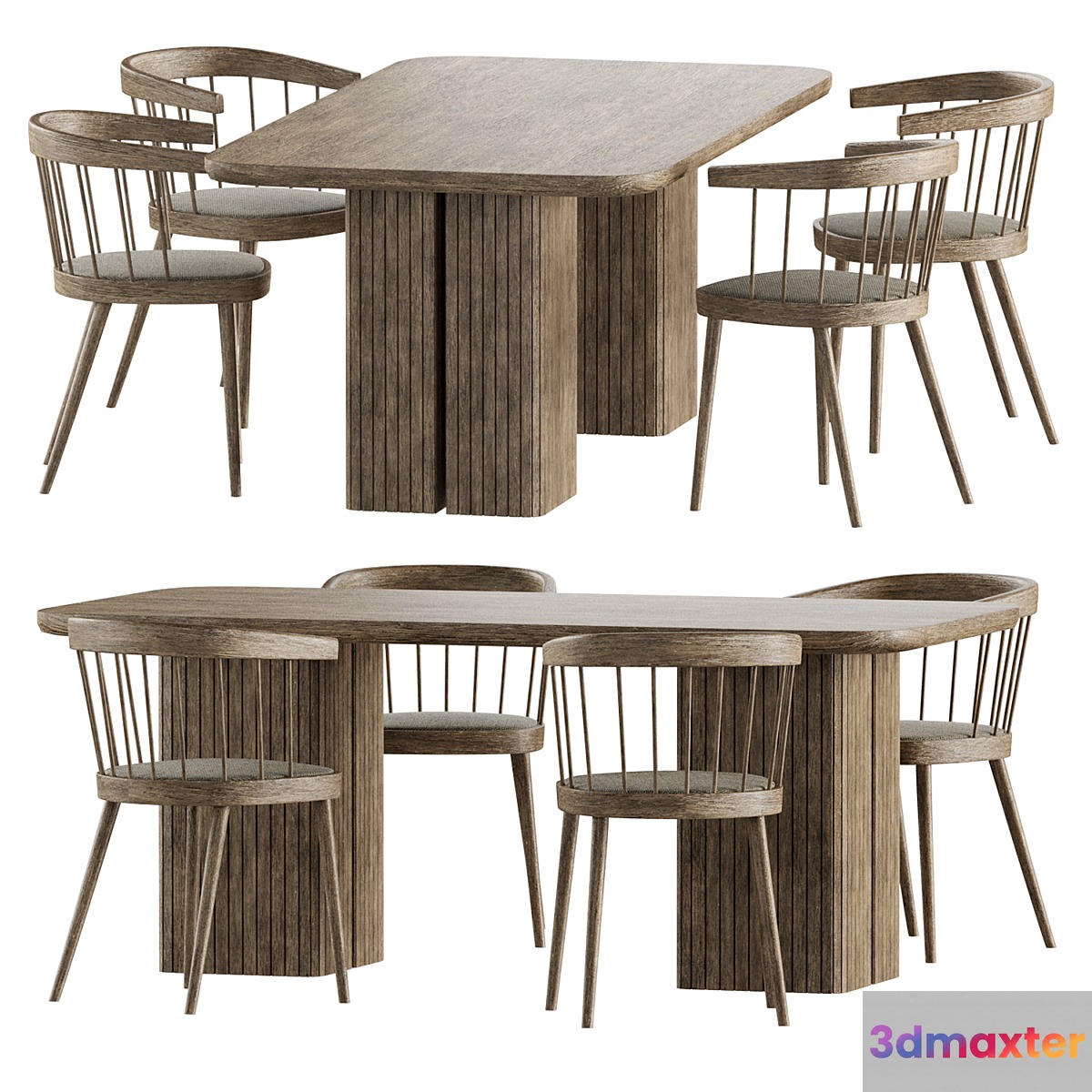 Dining set by Laredoute 3D Max