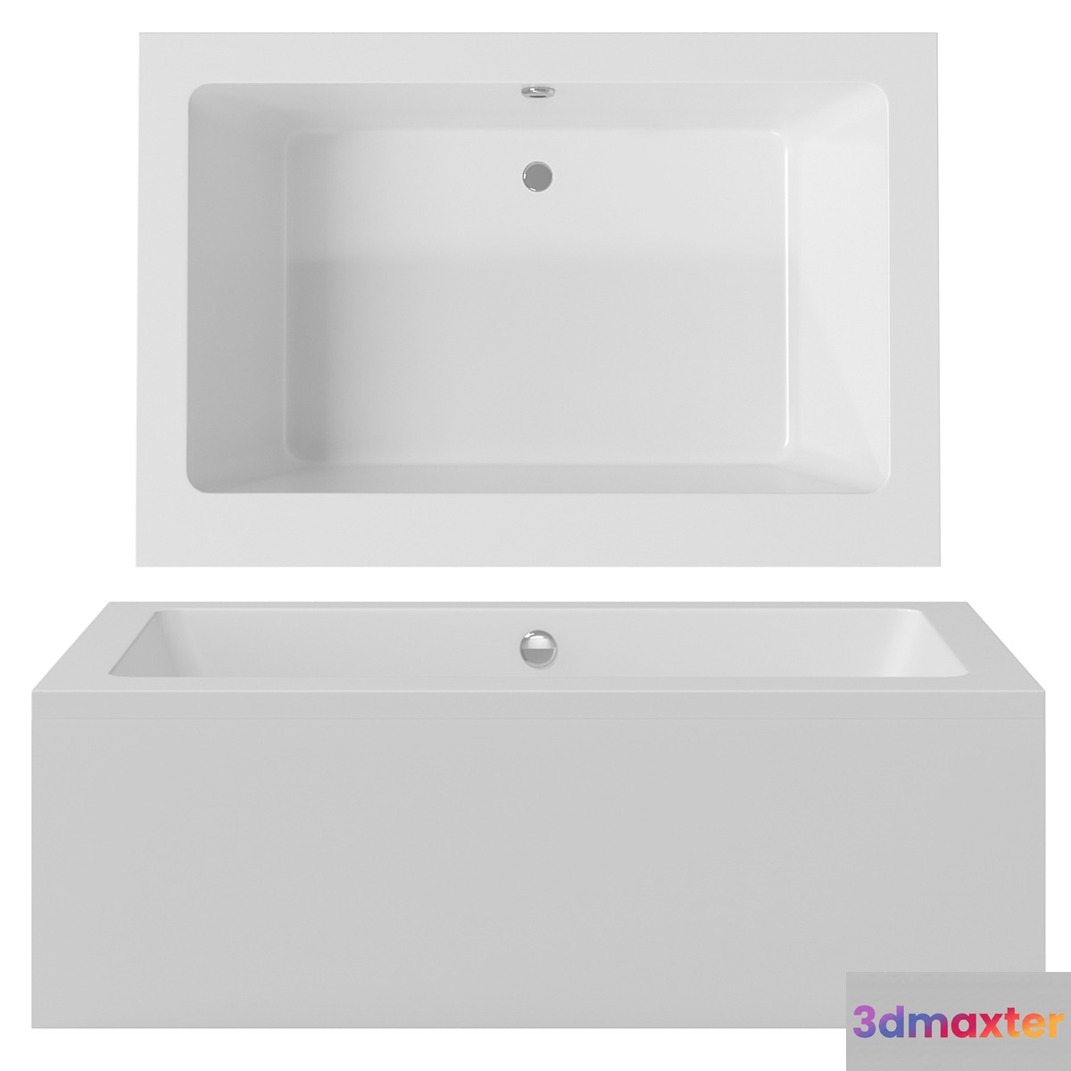 Bathtub Riho CASTELLO 3D Max