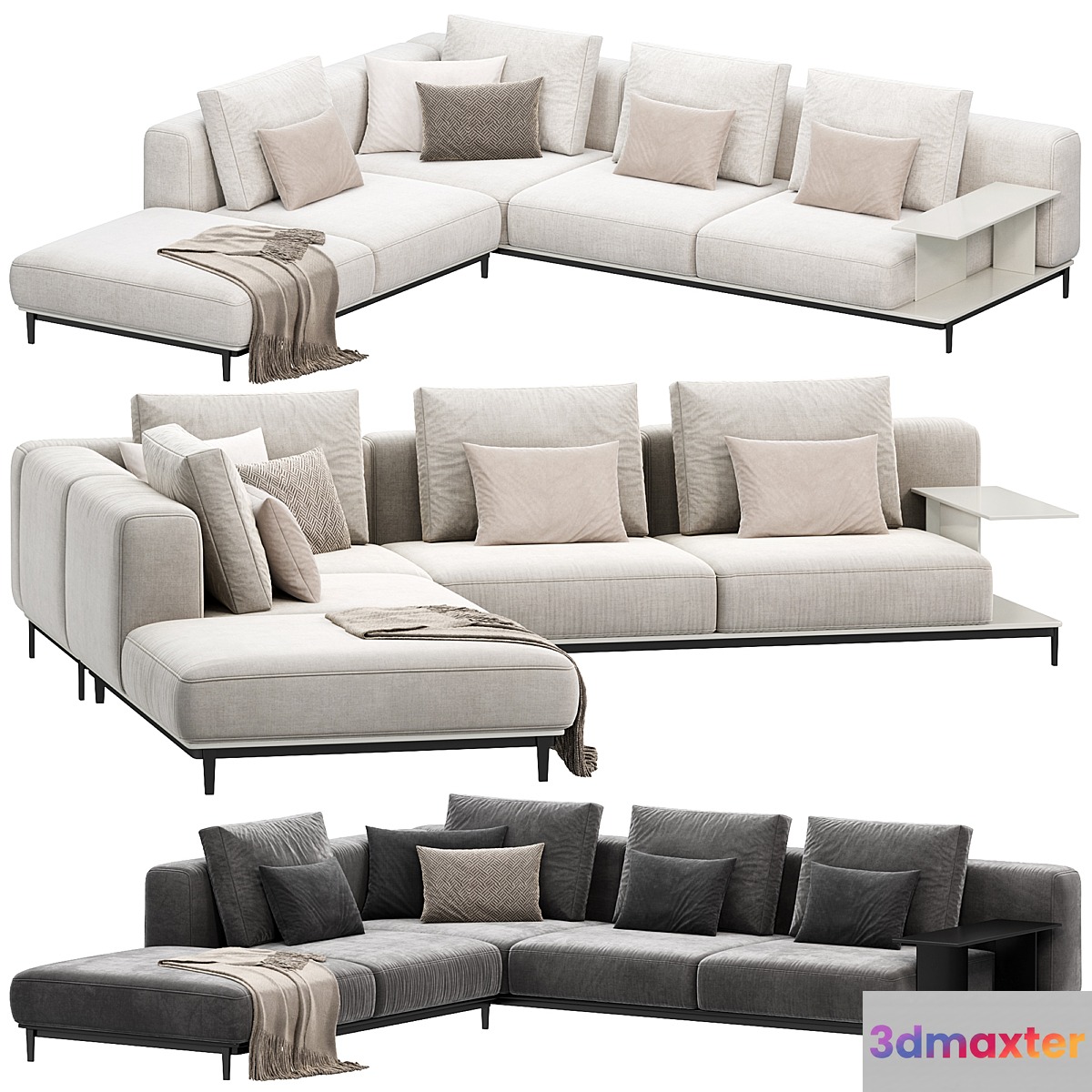 BRERA Sofa by poliform sofas 3D Max