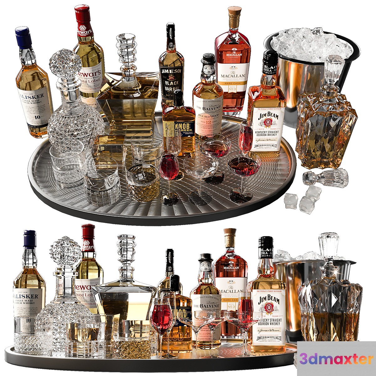 WHISKEY AND DECANTER SET NO4 - No.2