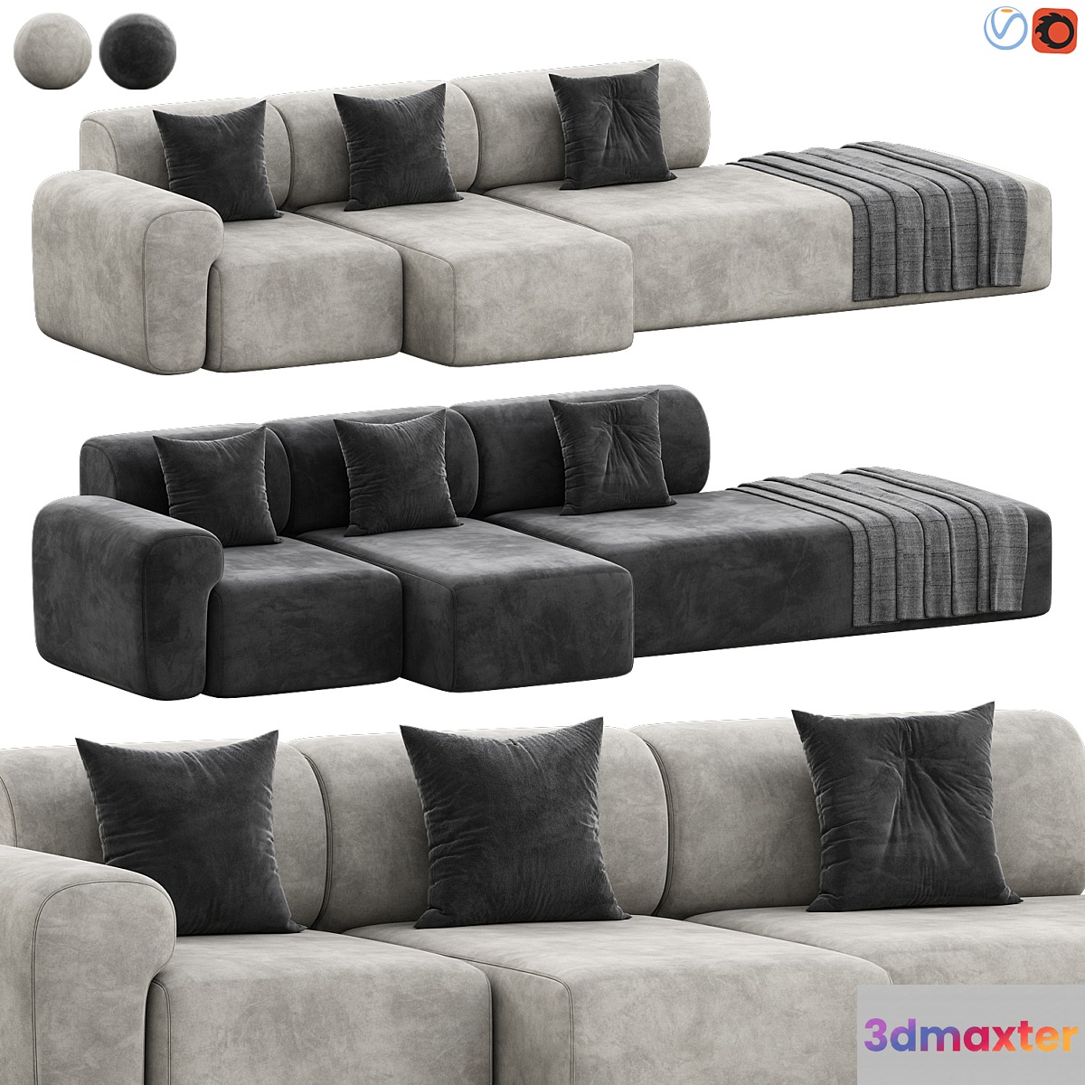 IGEA Sofa by Paola Zani 3D Max