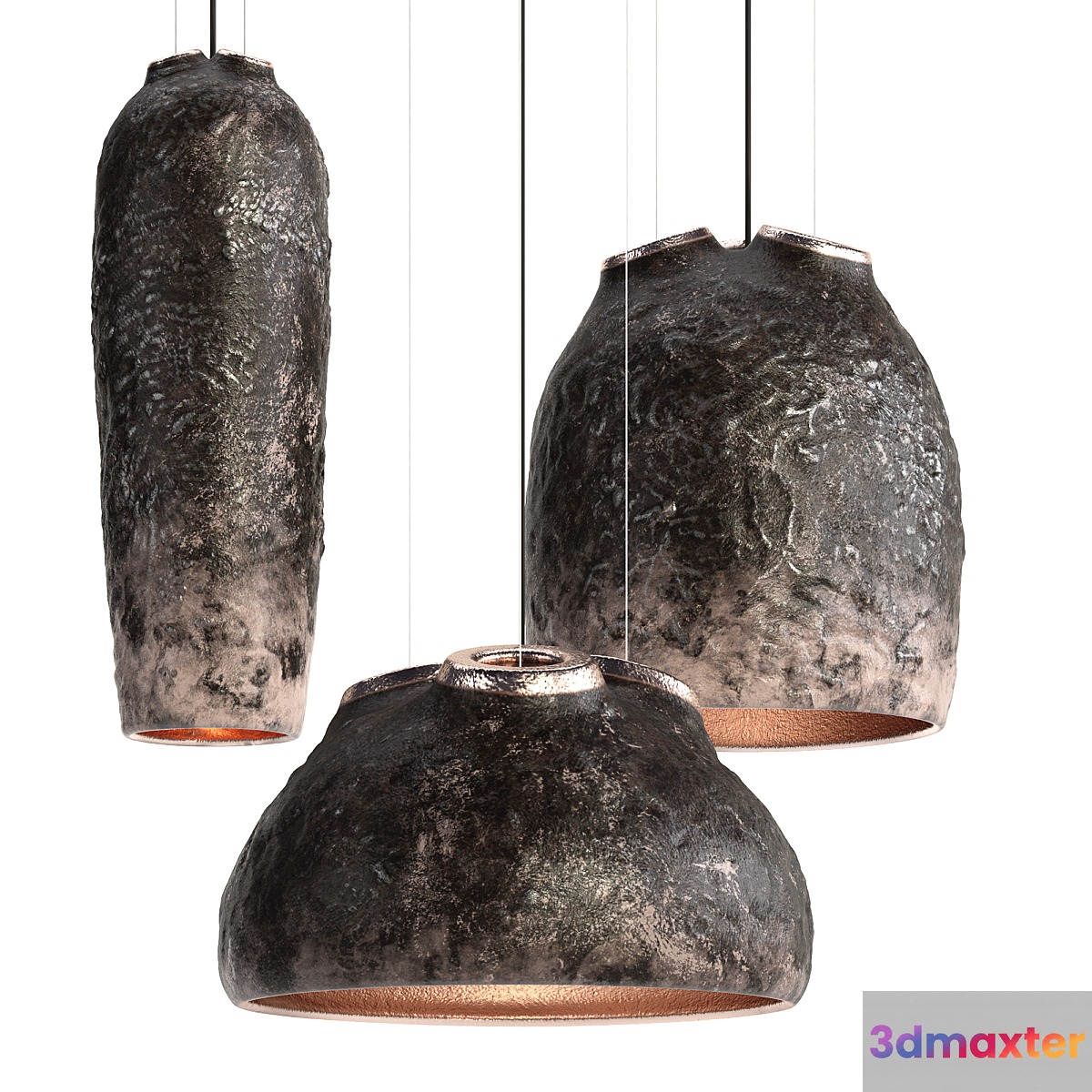 CRUST Pendent Lights 3D Max