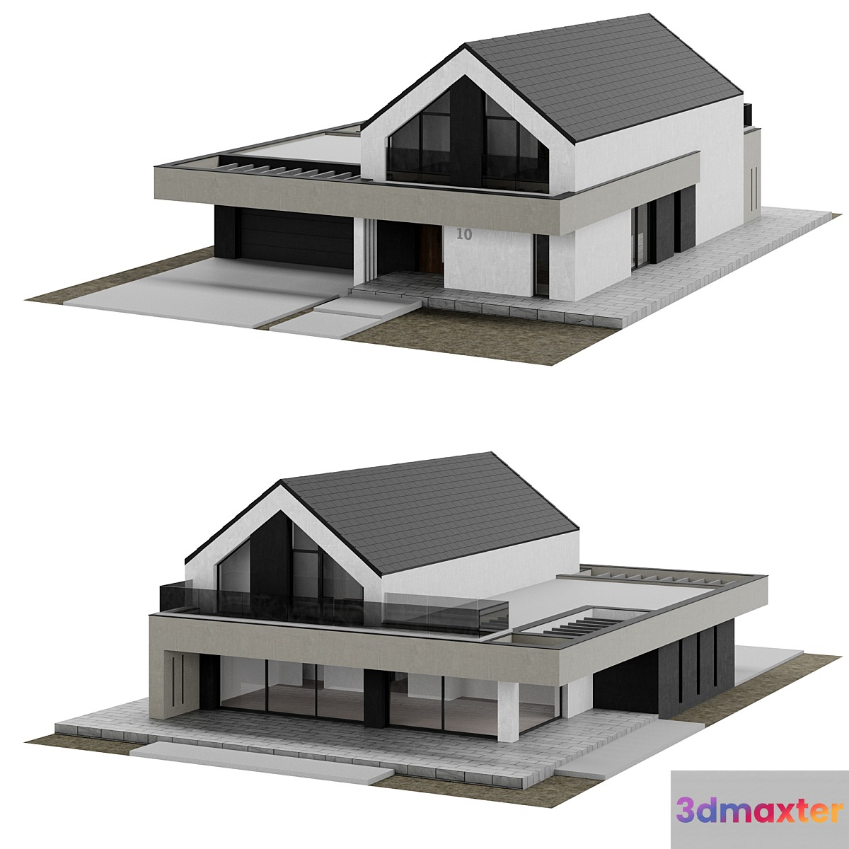 Modern House 002 3D Max