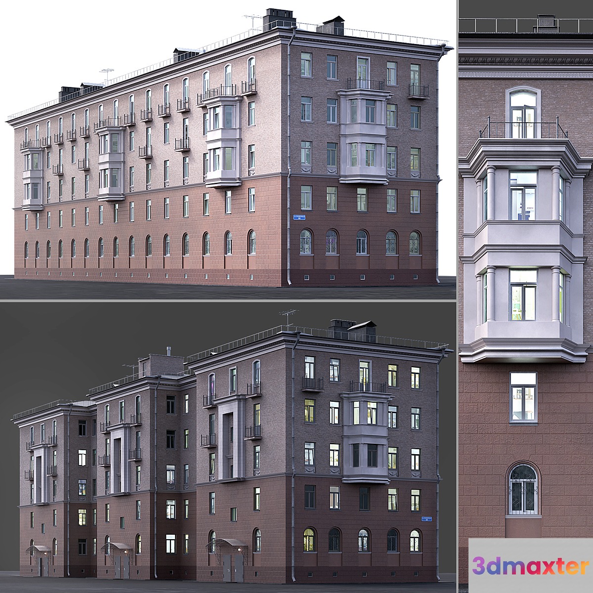 Residential building in classic style