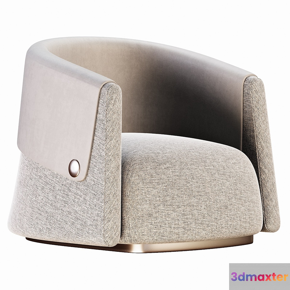Manchetta Armchair 3D Max