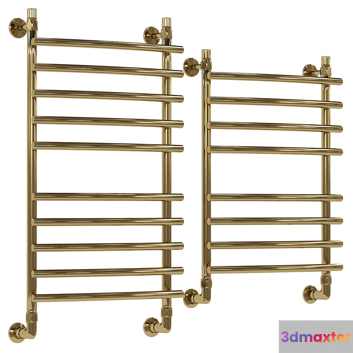 Water heated towel rail Dvin R primo 3D Max