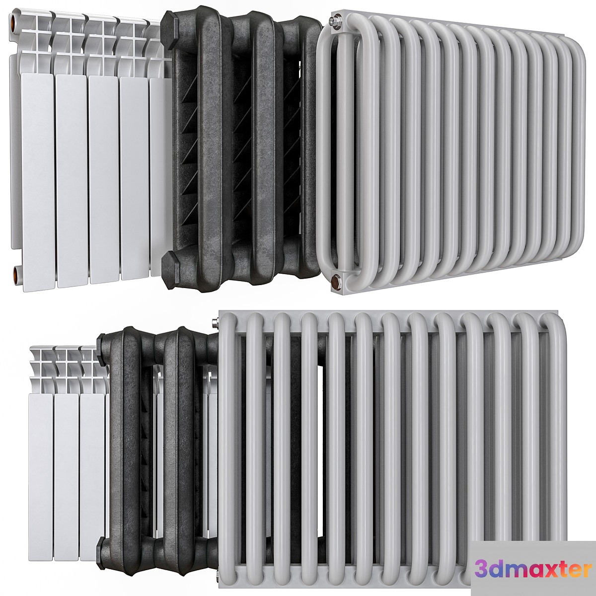 Radiators 3D Max
