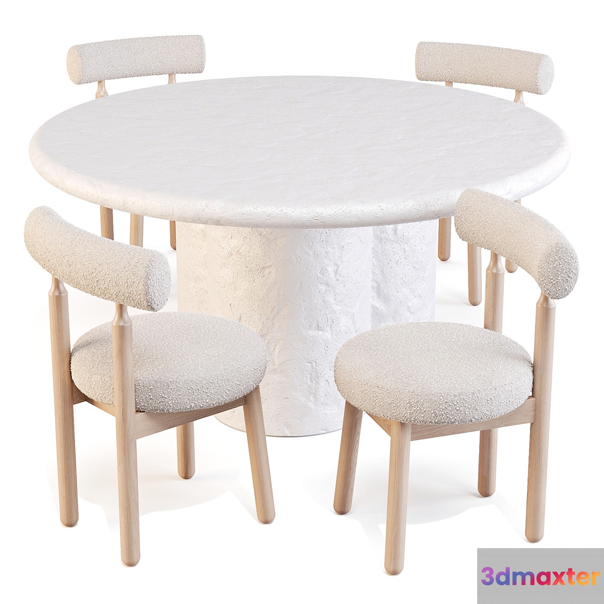 Dining Set: Lulu and Georgia (Sol Table and Ross Chairs)
