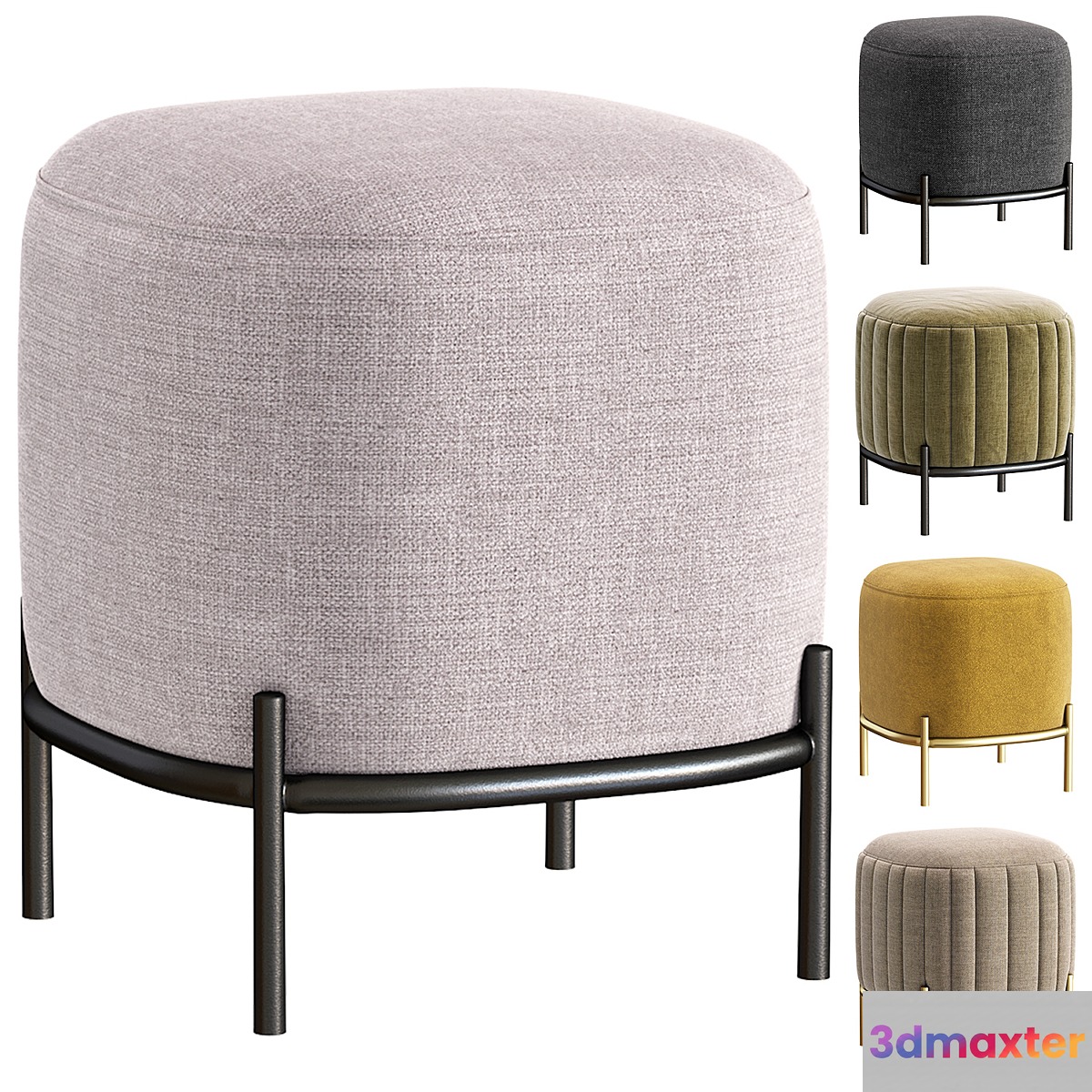 Pouffe Hawaii by inmyroom.ru_пуф Hawaii 3D Max