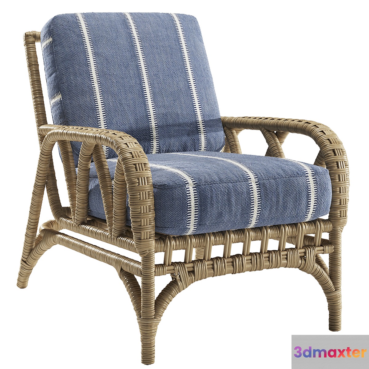 SOANE Rattan Osiris Chair 3D Max