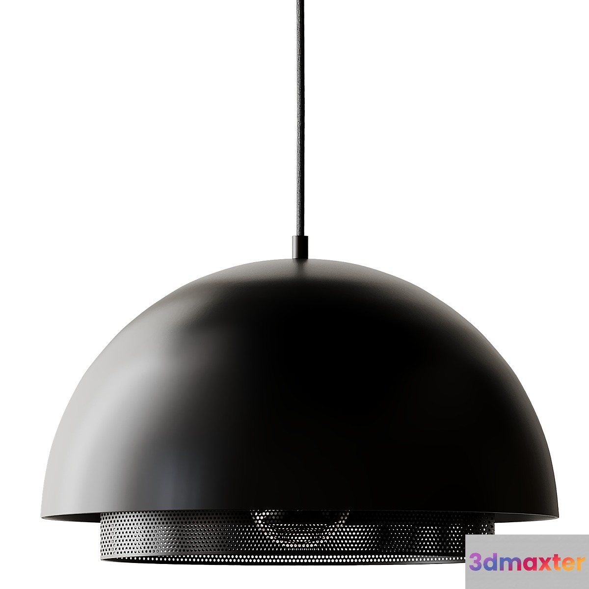 Hübsch ceiling lamp black metal