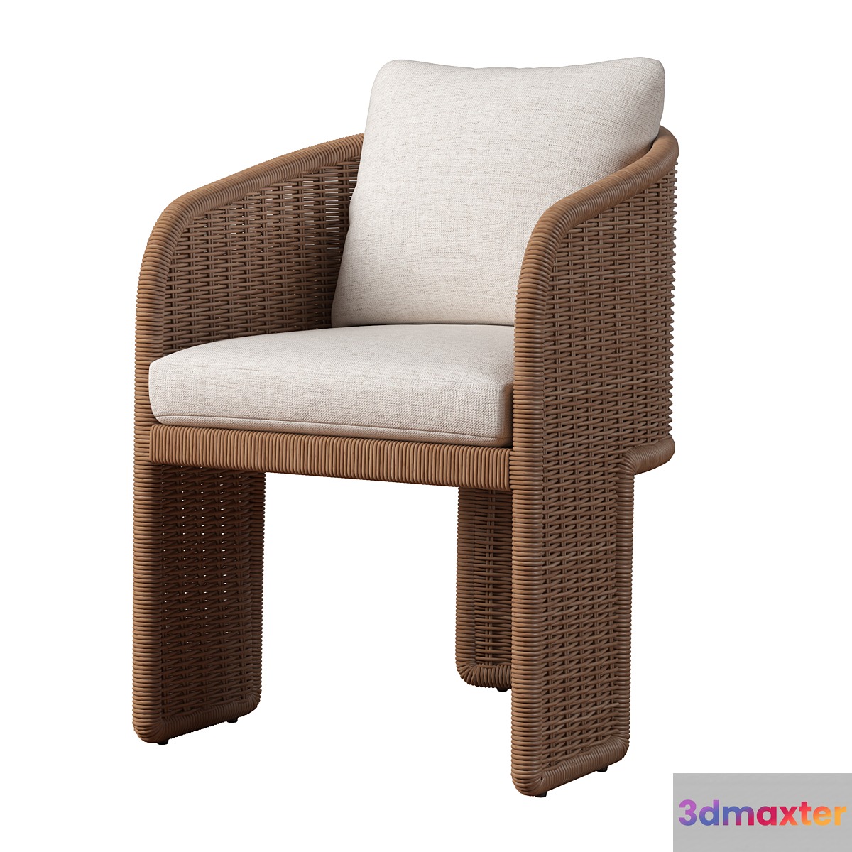 RH LA PAZ DINING CHAIR 3D Max