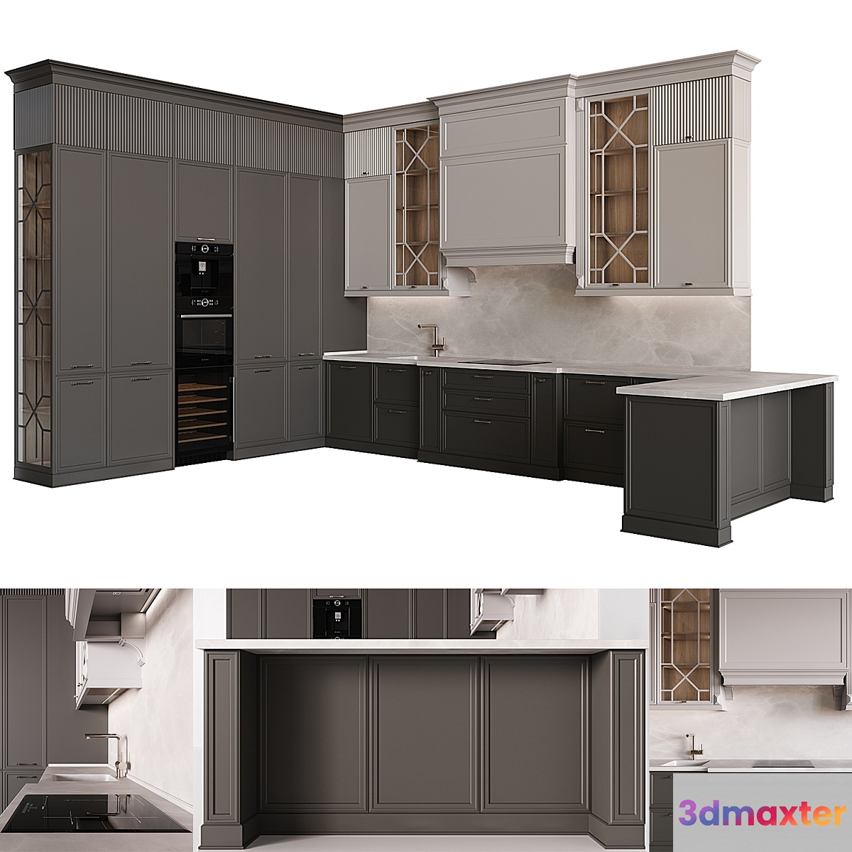 Neoclassical kitchen 28