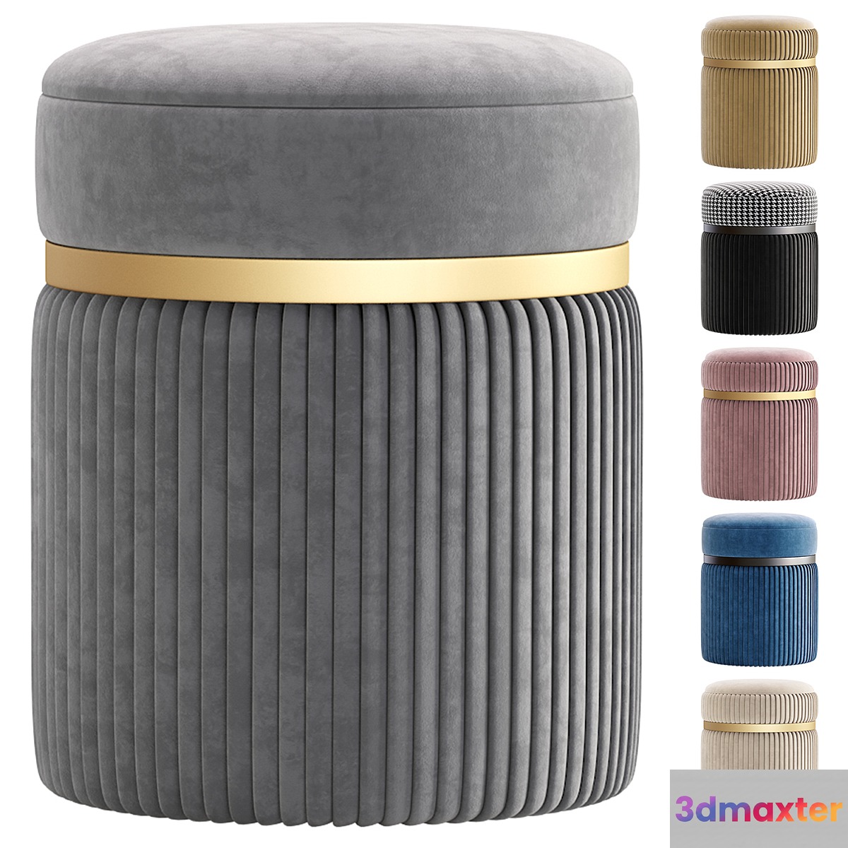 Pouffe Miranda by inmyroom.ru_Пуф Миранда 3D Max