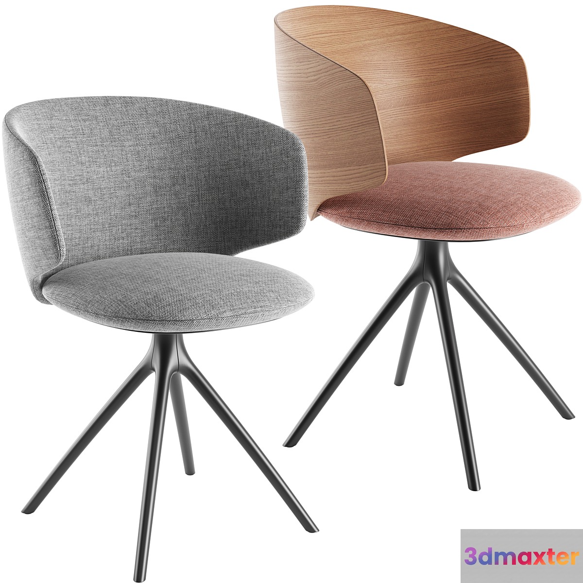 Universal Collection Swivel Chair By MDF Italia 3D Max