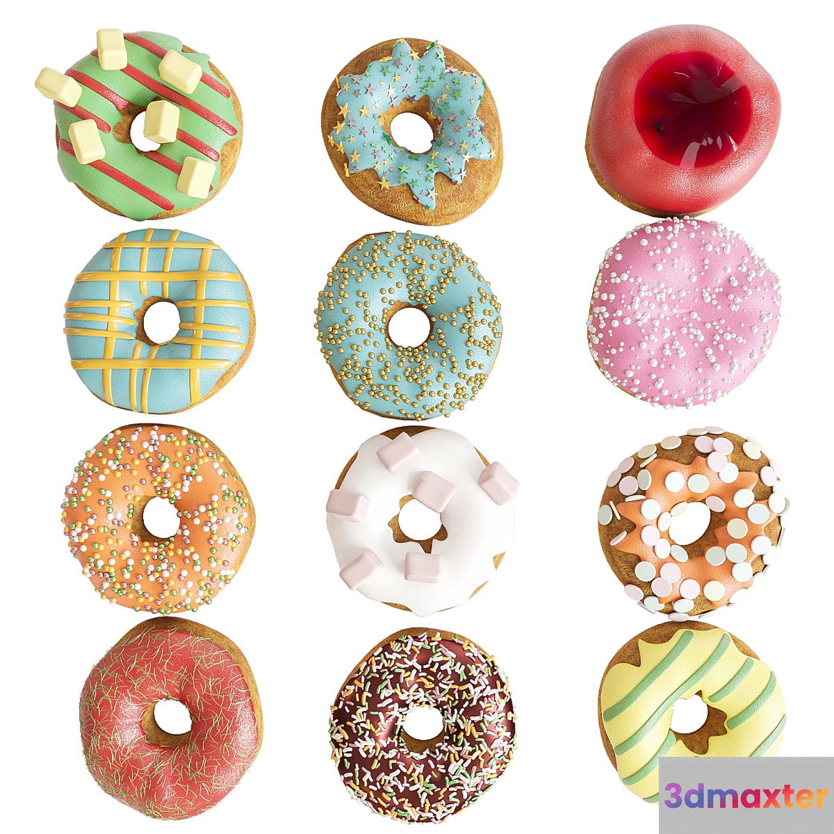 Donuts - No.4 3D Max