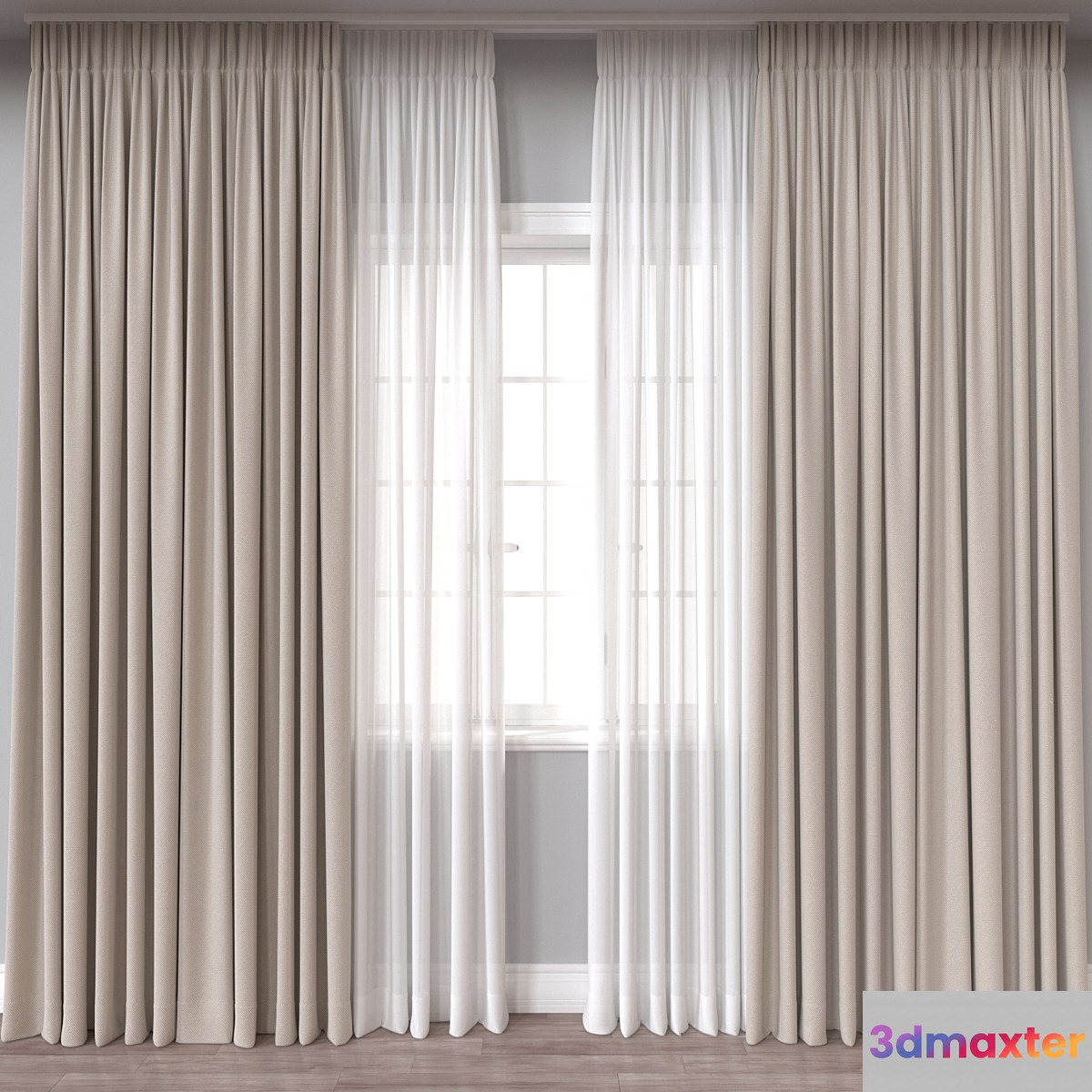 Curtain A613 3D Max